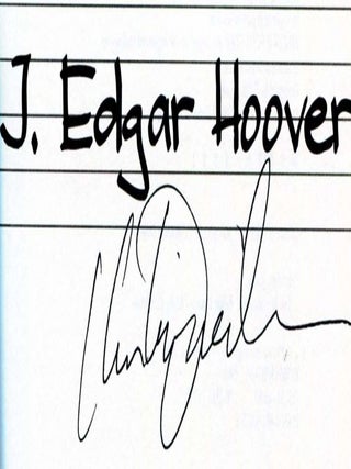 The Love Song of J. Edgar Hoover - 1st Edition/1st Printing