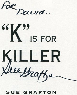 "K" is for Killer - 1st Edition/1st Printing
