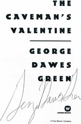 The Caveman's Valentine - 1st Edition/1st Printing