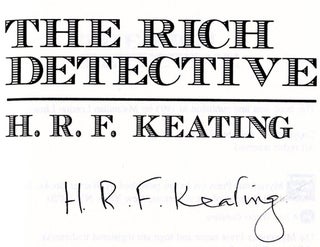The Rich Detective - 1st US Edition/1st Printing