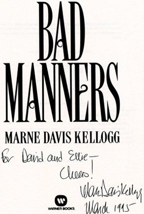Bad Manners - 1st Edition/1st Printing