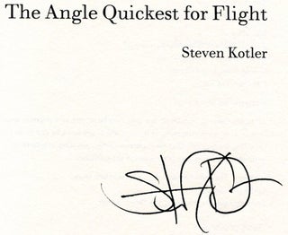 The Angle Quickest for Flight - 1st Edition/1st Printing