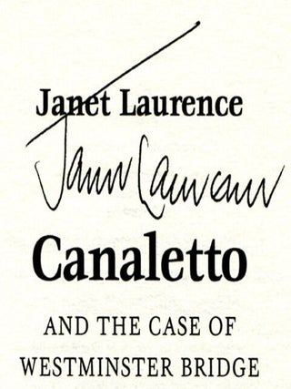 Canaletto and the Case of the Westminster Bridge - 1st Edition/1st Printing