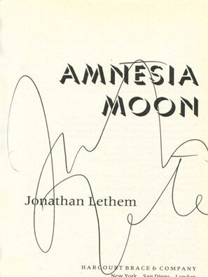 Amnesia Moon - 1st Edition/1st Printing