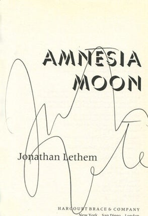 Amnesia Moon - 1st Edition/1st Printing