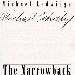 The Narrowback - 1st Edition/1st Printing