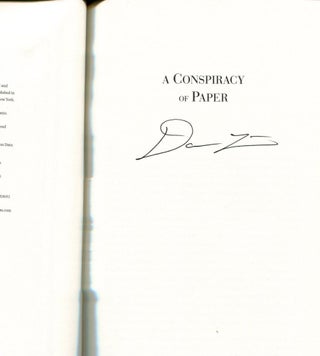 A Conspiracy of Paper - 1st Edition/1st Printing