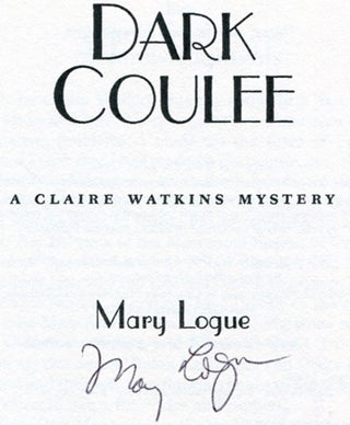 Dark Coulee - 1st Edition/1st Printing