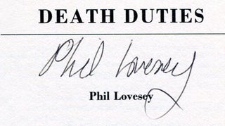 Death Duties - 1st Edition/1st Printing