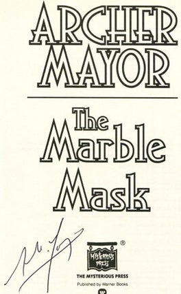 The Marble Mask - 1st Edition/1st Printing