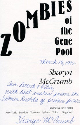 Zombies of the Gene Pool - 1st Edition/1st Printing