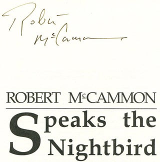 Speaks the Nightbird - 1st Edition/1st Printing