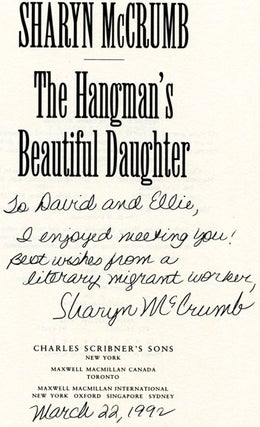 The Hangman's Beautiful Daughter - 1st Edition/1st Printing