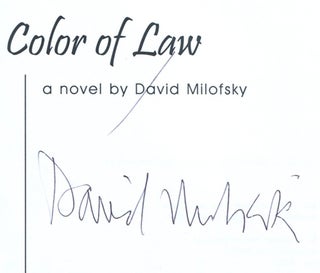 Color of Law - 1st Edition/1st Printing