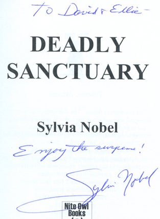 Deadly Sanctuary - 1st Edition/1st Printing