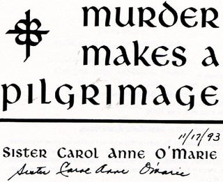 Murder Makes a Pilgrimage - 1st Edition/1st Printing