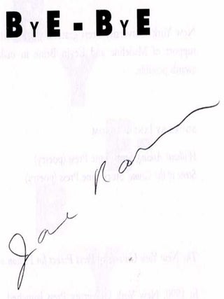 Bye-Bye - 1st Edition/1st Printing