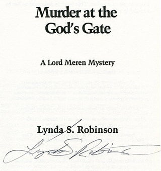 Murder at the God's Gate - 1st Edition/1st Printing