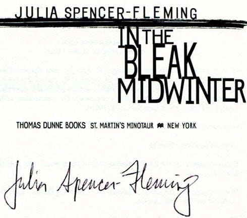 In The Bleak Midwinter - 1st Edition/1st Printing | Julia Spencer