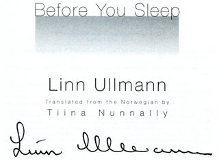Before You Sleep - 1st US Edition/1st Printing