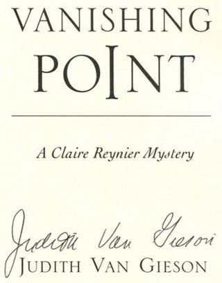 Vanishing Point - 1st Edition/1st Printing