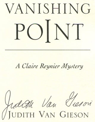 Vanishing Point - 1st Edition/1st Printing