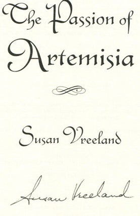 The Passion of Artemisia - 1st Edition/1st Printing