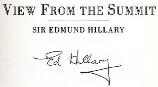 View From The Summit - 1st Edition/1st Printing