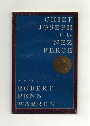 Book #18986 Chief Joseph Of Nez Perce. Robert Penn Warren