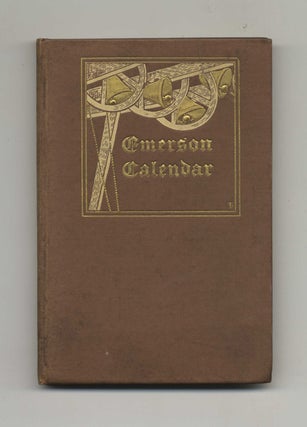 Book #19336 An Emerson Calendar - 1st Edition/1st Printing. Huntington Smith