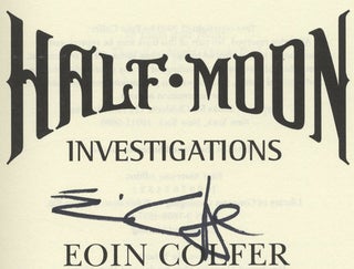 Half-Moon Investigations - 1st US Edition/1st Printing