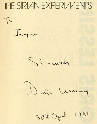 The Sirian Experiments: The Report by Ambien II, of the Five - 1st Edition/1st Printing