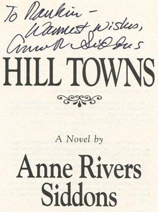 Hill Towns - 1st Edition/1st Printing