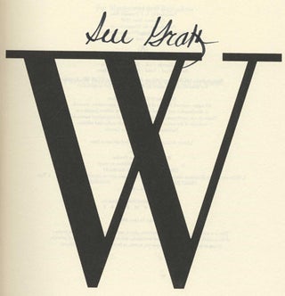 W Is For Wasted - 1st Edition/1st Printing