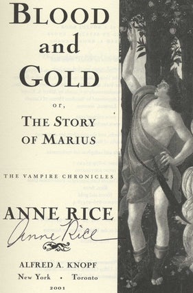 Blood and Gold - 1st Edition/1st Printing
