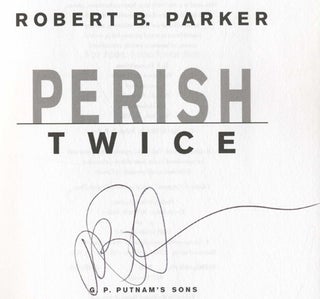 Perish Twice - 1st Edition/1st Printing
