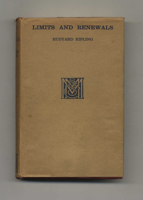 Book #22601 Limits and Renewals - 1st Edition/1st Printing. Rudyard Kipling.