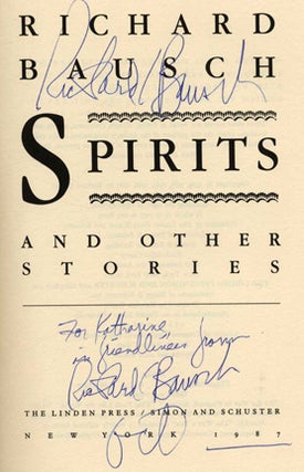 Spirits and Other Stories - 1st Edition/1st Printing