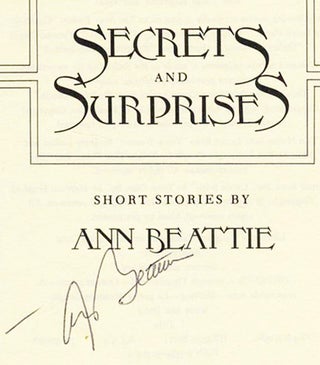 Secrets And Surprises: Short Stories - 1st Edition/1st Printing