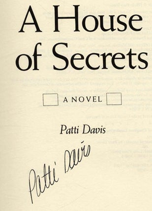 A House of Secrets - 1st Edition/1st Printing