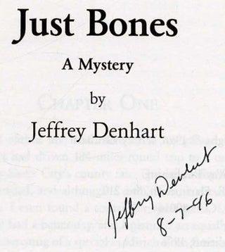 Just Bones - 1st Edition/1st Printing