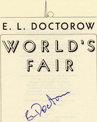 Book #23190 World's Fair - 1st Edition/1st Printing. E. L. Doctorow