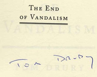 The End of Vandalism - 1st Edition/1st Printing