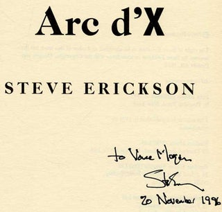 Arc d’X - 1st UK Edition/1st Printing