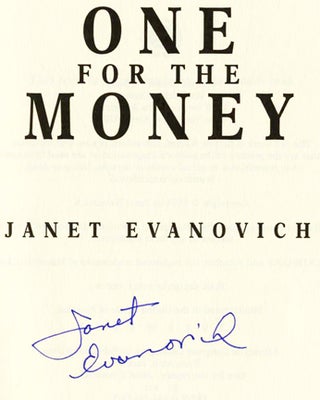 One for the Money - 1st Edition/1st Printing