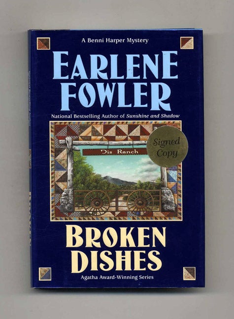 Book #23309 Broken Dishes - 1st Edition/1st Printing. Earlene Fowler.