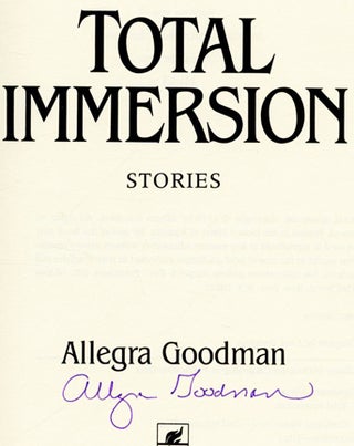 Total Immersion - 1st Edition/1st Printing