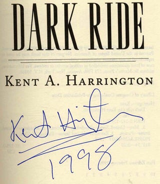 Dark Ride - 1st Edition/1st Printing