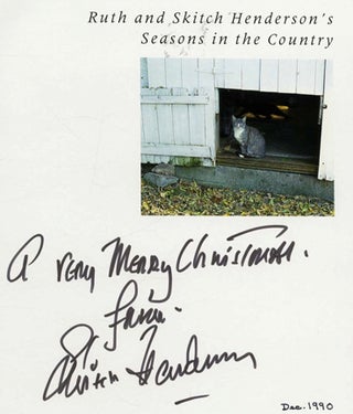Ruth & Skitch Henderson’s Seasons in the Country - 1st Edition/1st Printing