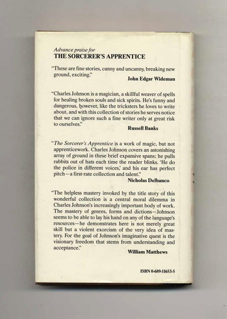 Book #23617 The Sorcerer's Apprentice - 1st Edition/1st Printing. Charles Johnson.